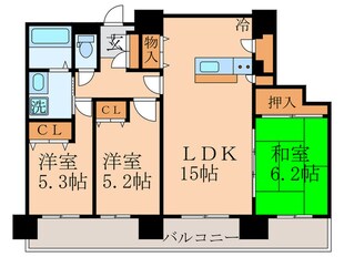 セルリアンホームズ勝どきの物件間取画像